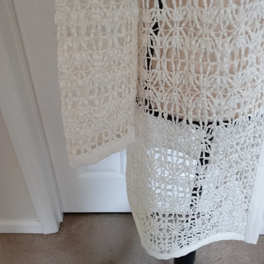 Milly Raffia Netting Cocktail Coat